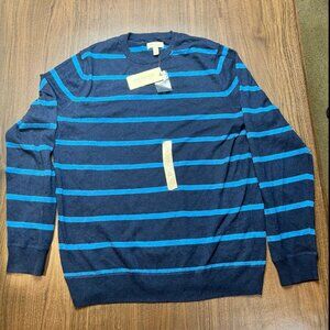 Sonoma Large Men’s Sweater - Blue Stripes